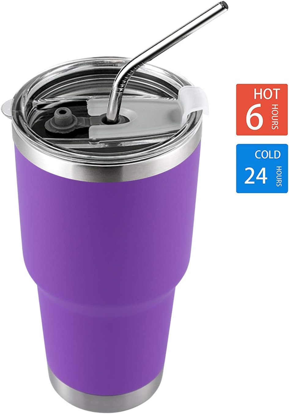 D·S 30oz Yellow Tumbler Double Wall Vacuum Insulated Travel Coffee Mug
