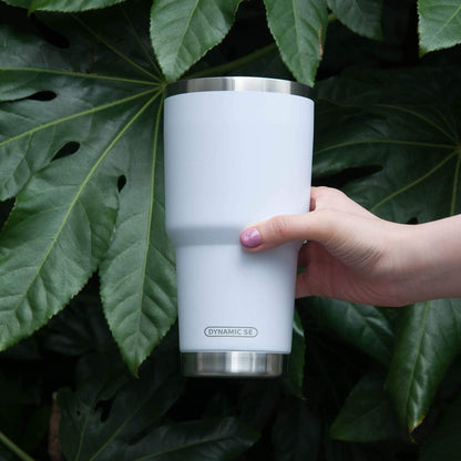 D·S 30oz Yellow Tumbler Double Wall Vacuum Insulated Travel Coffee Mug