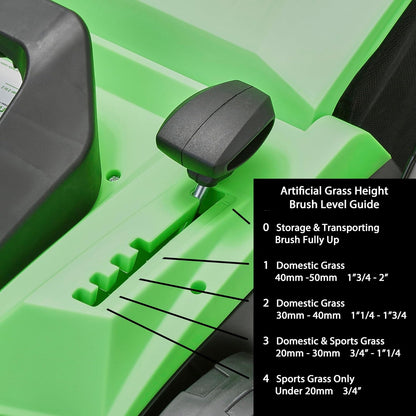 ™ Artificial Grass Sweeper 2 in 1 Design - 380mm (15") Wide Brush - 1800w
