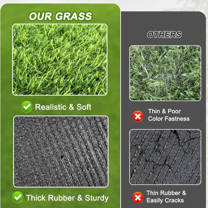 Washable Artificial Grass Mat for Dogs Pet Potty Training (15.7''*31.5'')