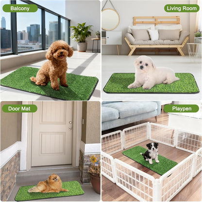 Washable Artificial Grass Mat for Dogs Pet Potty Training (15.7''*31.5'')