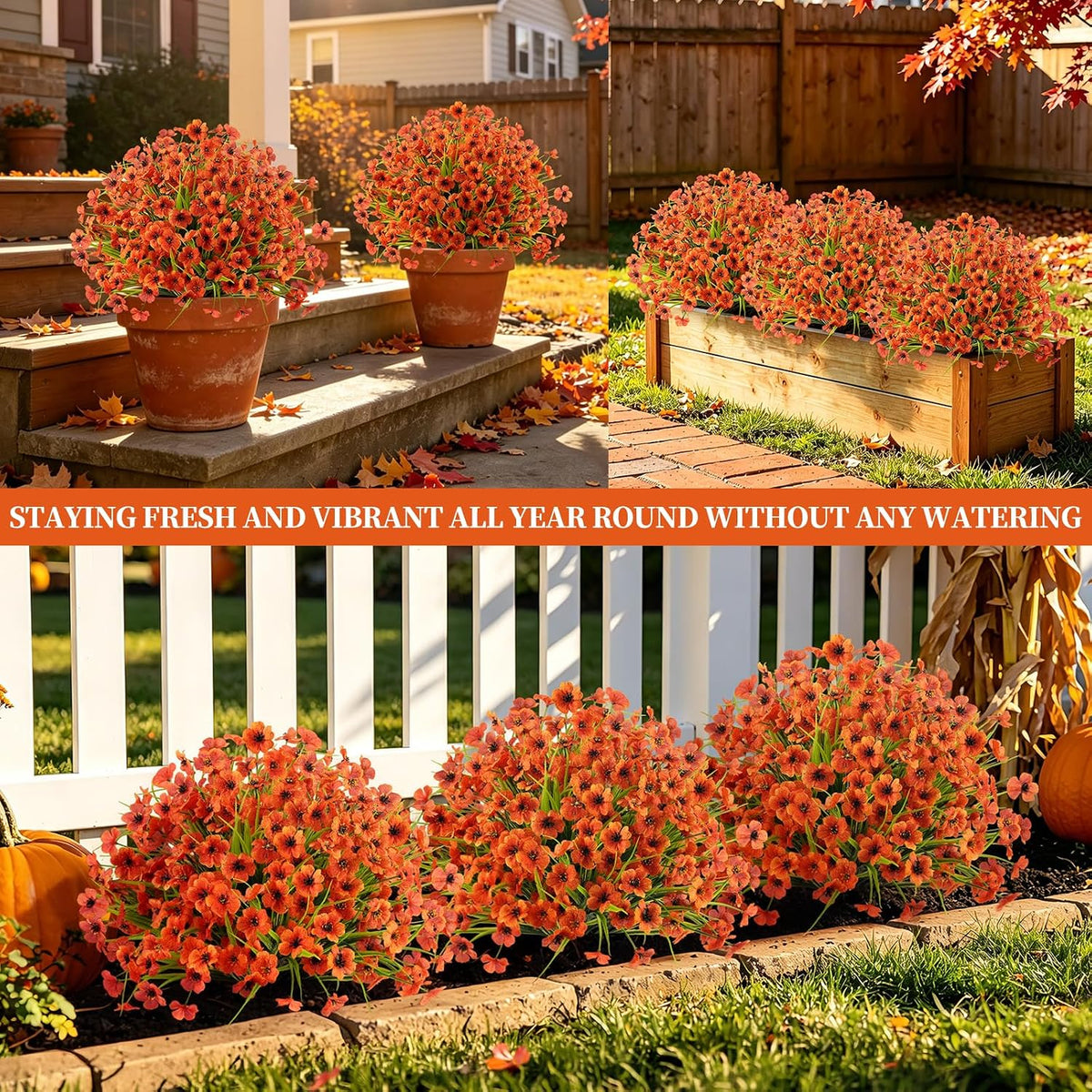 Grooy Artificial Set of 2 UV Resistant Boxwood Topiary Ball for Porch Decor