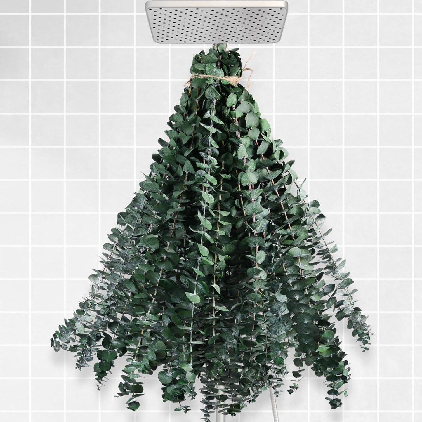 12PCS Dried Eucalyptus for Shower Hanging Real Preserved Eucalyptus Stems | 17'' IN Green Home Decor, 100% Made from Fresh Eucalyptus Leaves, Bathroom Shower Decor, Wedding, DIY