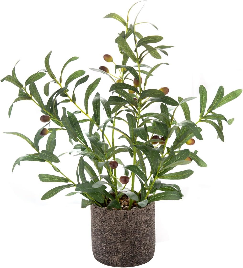 Fake Plants Potted Artificial Succulents Home Office Decor
