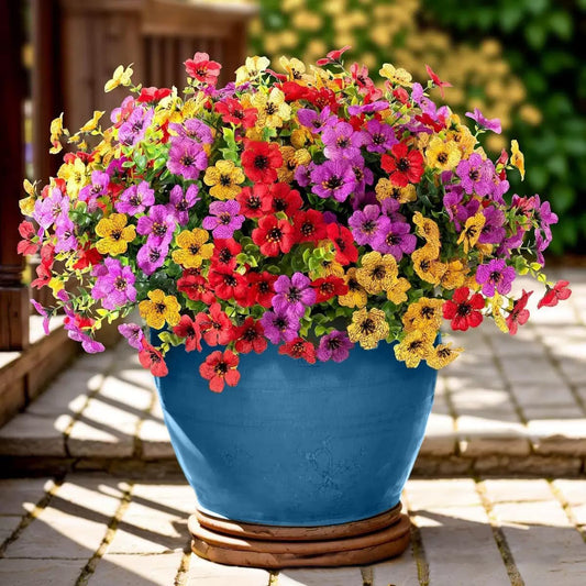Artificial Flowers Fake Plants for Outdoors Summer Decoration