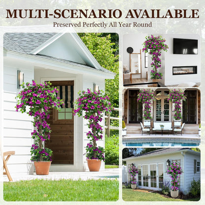 5FT Bougainvillea Artificial Tree for Outdoors or Indoors