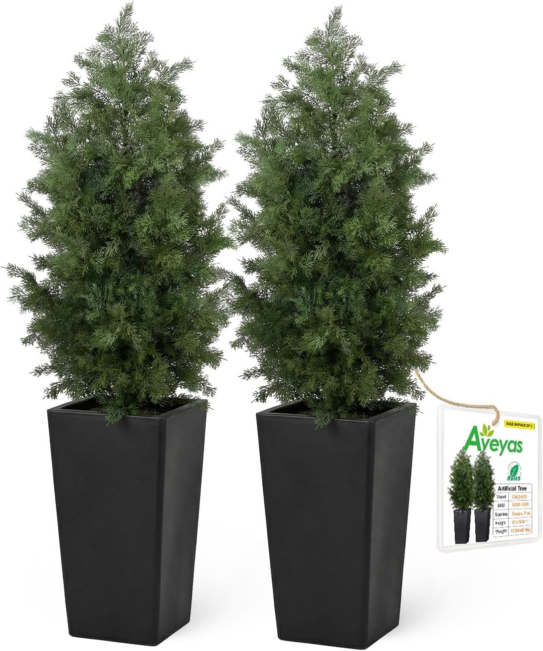 6ft Artificial Bird of Paradise Tree for Home Decor, 6 ft Faux Floor Plant Fake Silk Banana Leaf Tropical Trees with Pot for Indoor Outdoor House Living Room (6 feet Tall Including Raised Pot)
