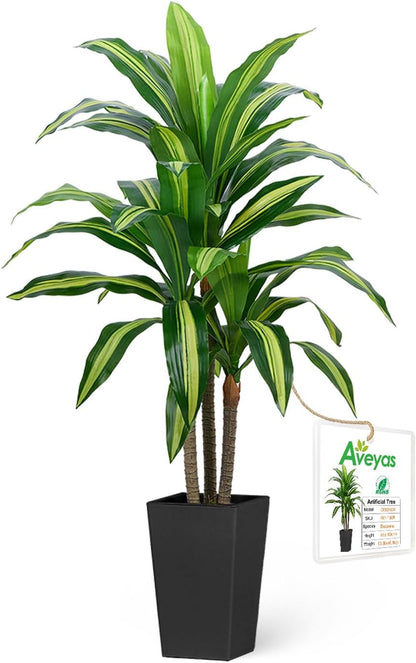 6ft Artificial Bird of Paradise Tree for Home Decor, 6 ft Faux Floor Plant Fake Silk Banana Leaf Tropical Trees with Pot for Indoor Outdoor House Living Room (6 feet Tall Including Raised Pot)