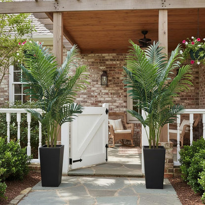 6ft Artificial Bird of Paradise Tree for Home Decor, 6 ft Faux Floor Plant Fake Silk Banana Leaf Tropical Trees with Pot for Indoor Outdoor House Living Room (6 feet Tall Including Raised Pot)