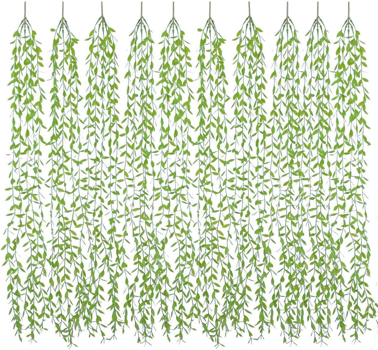 Artificial Monstera Deliciosa Plant 21 Inch, Fake Tropical Palm Tree Faux Greenery Leaves Plants for Indoor Outdoor Home Office Garden Houseplants Decor Wedding Party DIY Decoration - 1 Pack
