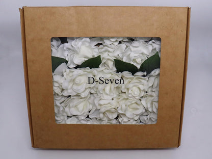 Artificial Flowers 25pcs Cream Gardenia Flowers with Stem for Wedding Flowers Centerpieces Bridal Shower Baby Shower Decorations DIY Wedding Bouquets Party Floral Arrangements