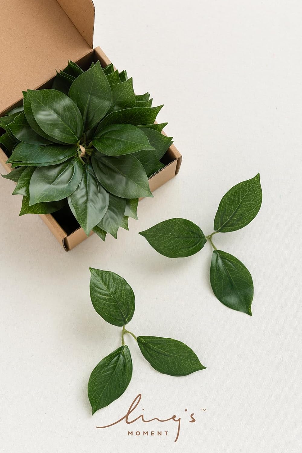 Artificial Gardenia Leaves, 35Pcs | Fake Greenery Filler, Realistic Texture, Wedding Bouquets/Table Centerpieces, Garden/Pot & Floral Arrangement
