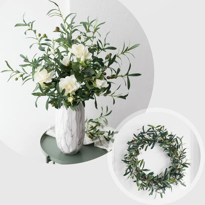 Artificial Fiddle Leaf Fig Tree 6FT with Cotton Basket
