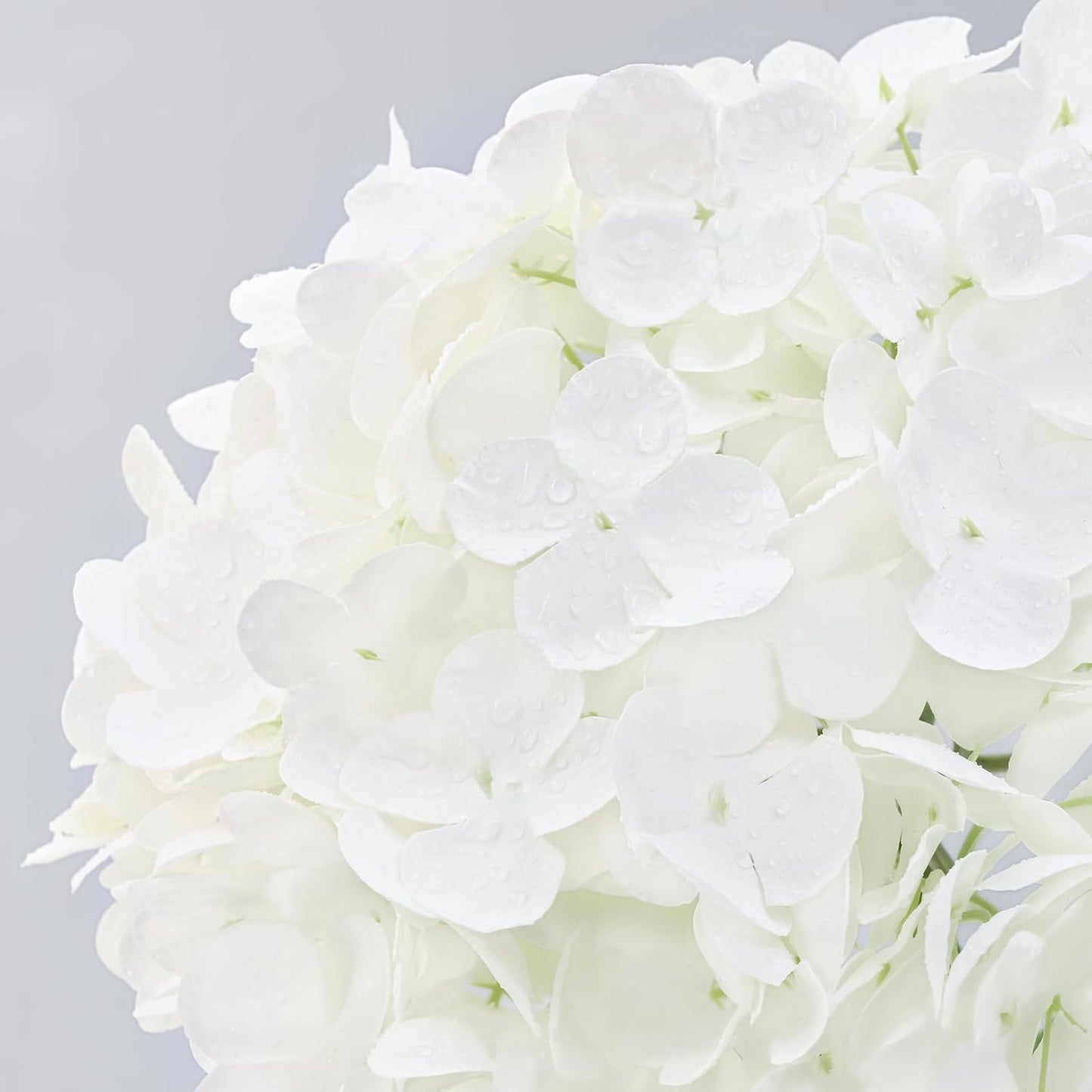 3Pcs 21in Hydrangea Artificial Flowers, Latex Real Touch Hydrangeas Lifelike Large Hydrangea Flowers for Home Decor Party Arrangements Wedding Bouquets Centerpieces (Blue)