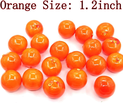 20Pcs Fake Artificial Fruit Faux Peach Party Decor Ornament | Lifelike Foam, Party Decor, Home Themed Tabletop Decor, Photography Props, Simulation Display Model