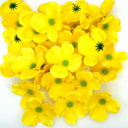 20pcs Artificial Poppy Flower Heads, Red