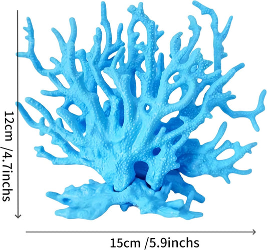 Pink Aquarium Coral Fish Tank Decorations Aquarium Landscape | Realistic coral aquarium decoration, 5.9" x 4.7" , suitable for fish, works for freshwater/saltwater tanks, easy to clean