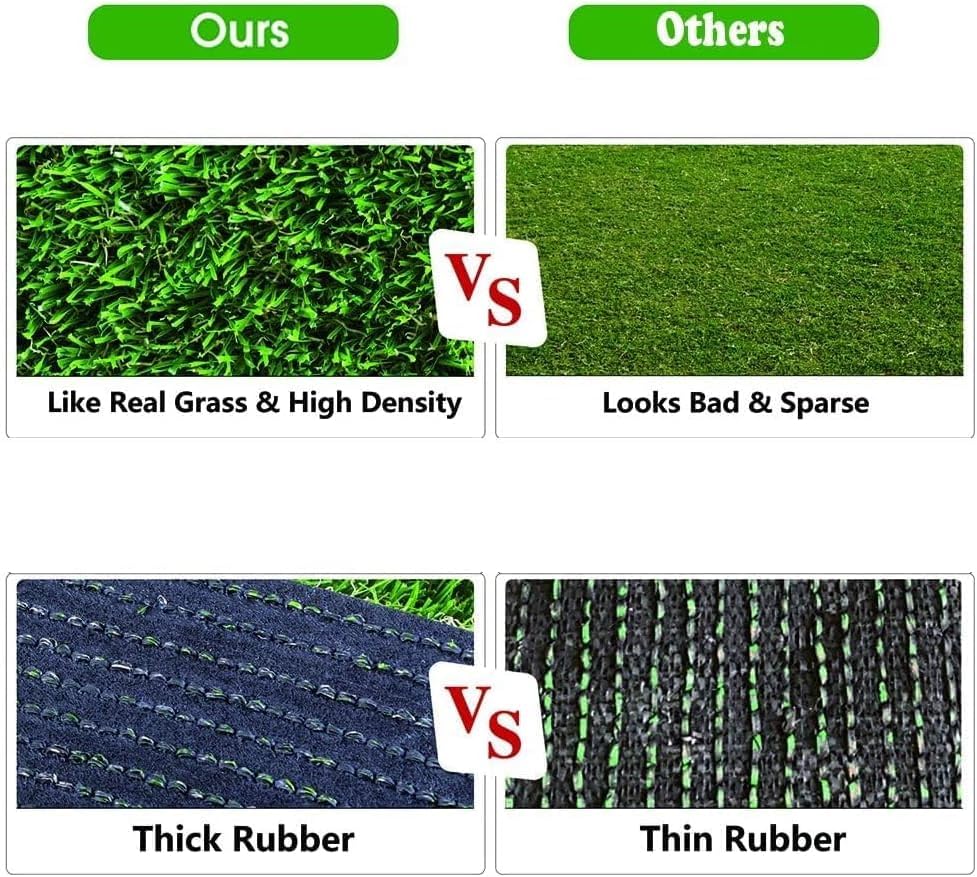 Artificial Grass, 47.3"x31.5" Professional Dog Grass Mat, Potty Training Rug and Replacement Turf Outdoor Rug Patio Lawn Decoration, Easy to Clean with Drainage Holes(47.3x31.5 inches)