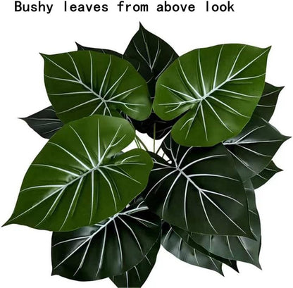 Fake Plants 40" Artificial Monstera Tree Plant Indoor with 18 Trunks Faux Greenery Potted Green Décor for Home Office Bathroom Farmhouse