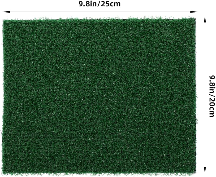 Fish Tank Simulation Turf Mat 11.81 Inch Artificial Turf for Turtle Basking Platform Aquarium and Flowerpot Mat Home Landscaping