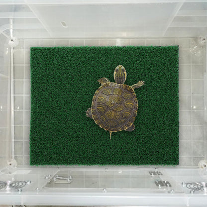 Fish Tank Simulation Turf Mat 11.81 Inch Artificial Turf for Turtle Basking Platform Aquarium and Flowerpot Mat Home Landscaping