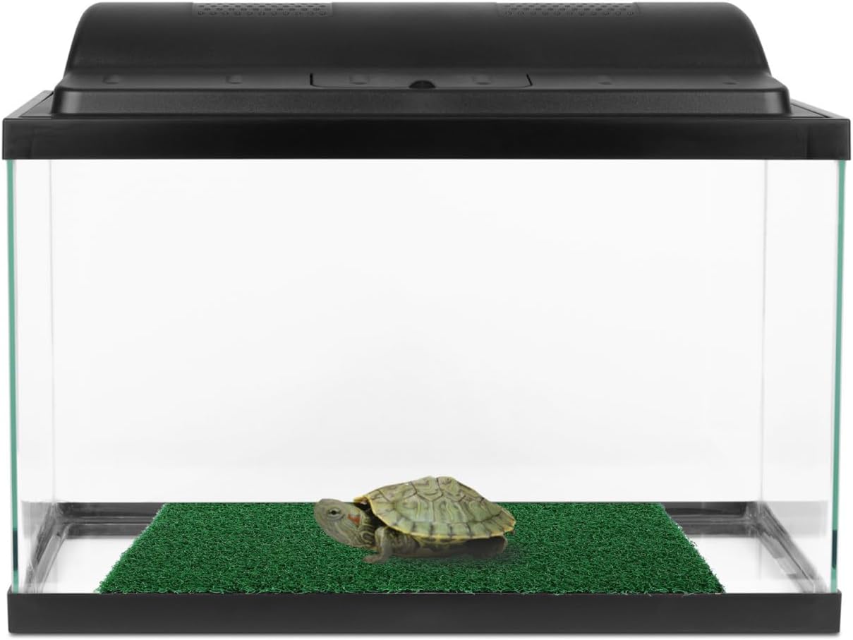 Fish Tank Simulation Turf Mat 11.81 Inch Artificial Turf for Turtle Basking Platform Aquarium and Flowerpot Mat Home Landscaping
