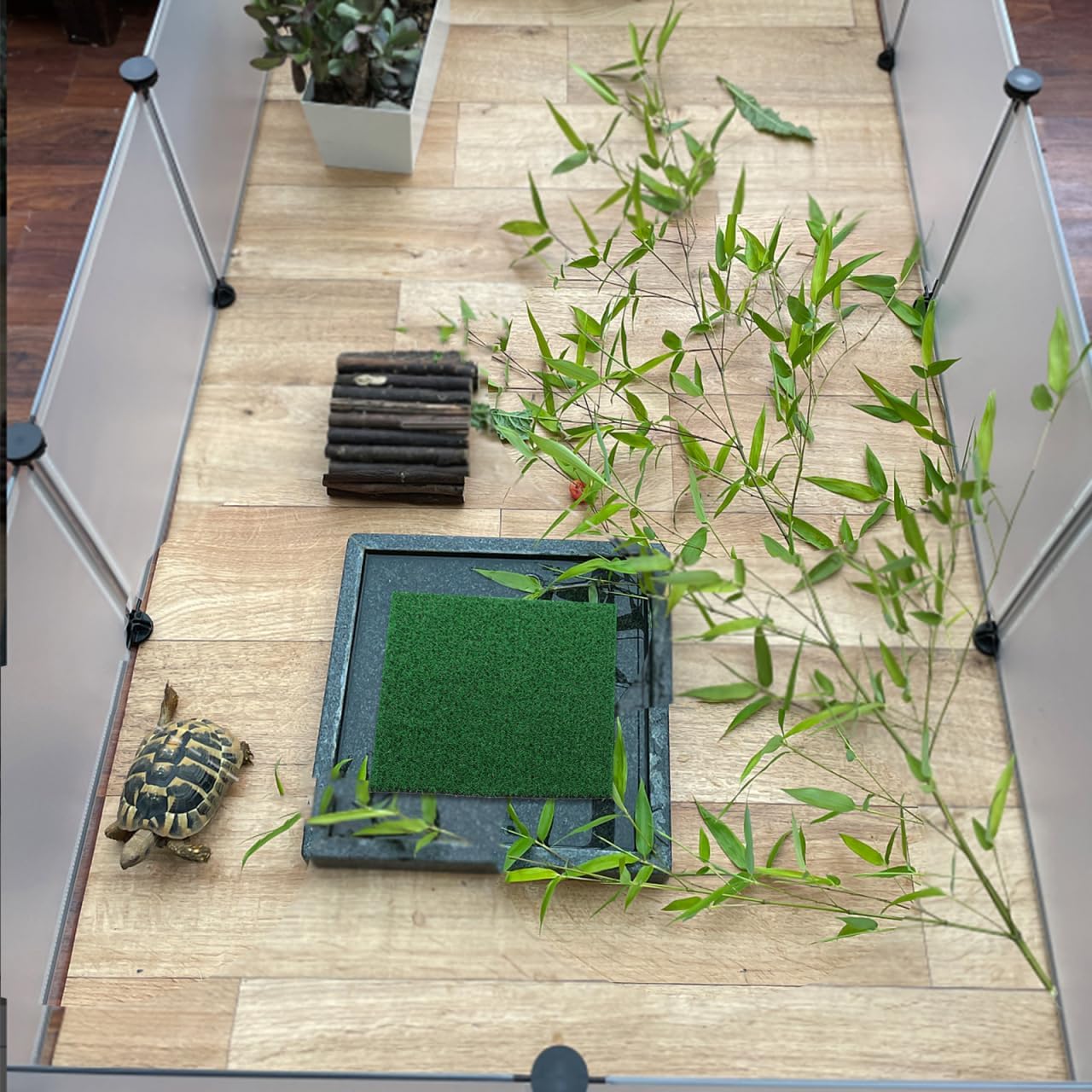 Fish Tank Simulation Turf Mat 11.81 Inch Artificial Turf for Turtle Basking Platform Aquarium and Flowerpot Mat Home Landscaping