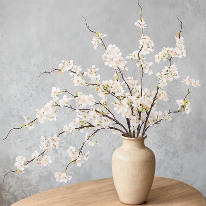 INXUGAO Artificial Cherry Blossom Branches Decor Fake Flowers Indoor