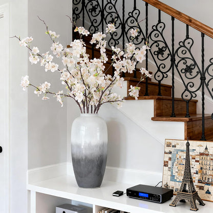 INXUGAO Artificial Cherry Blossom Branches Decor Fake Flowers Indoor
