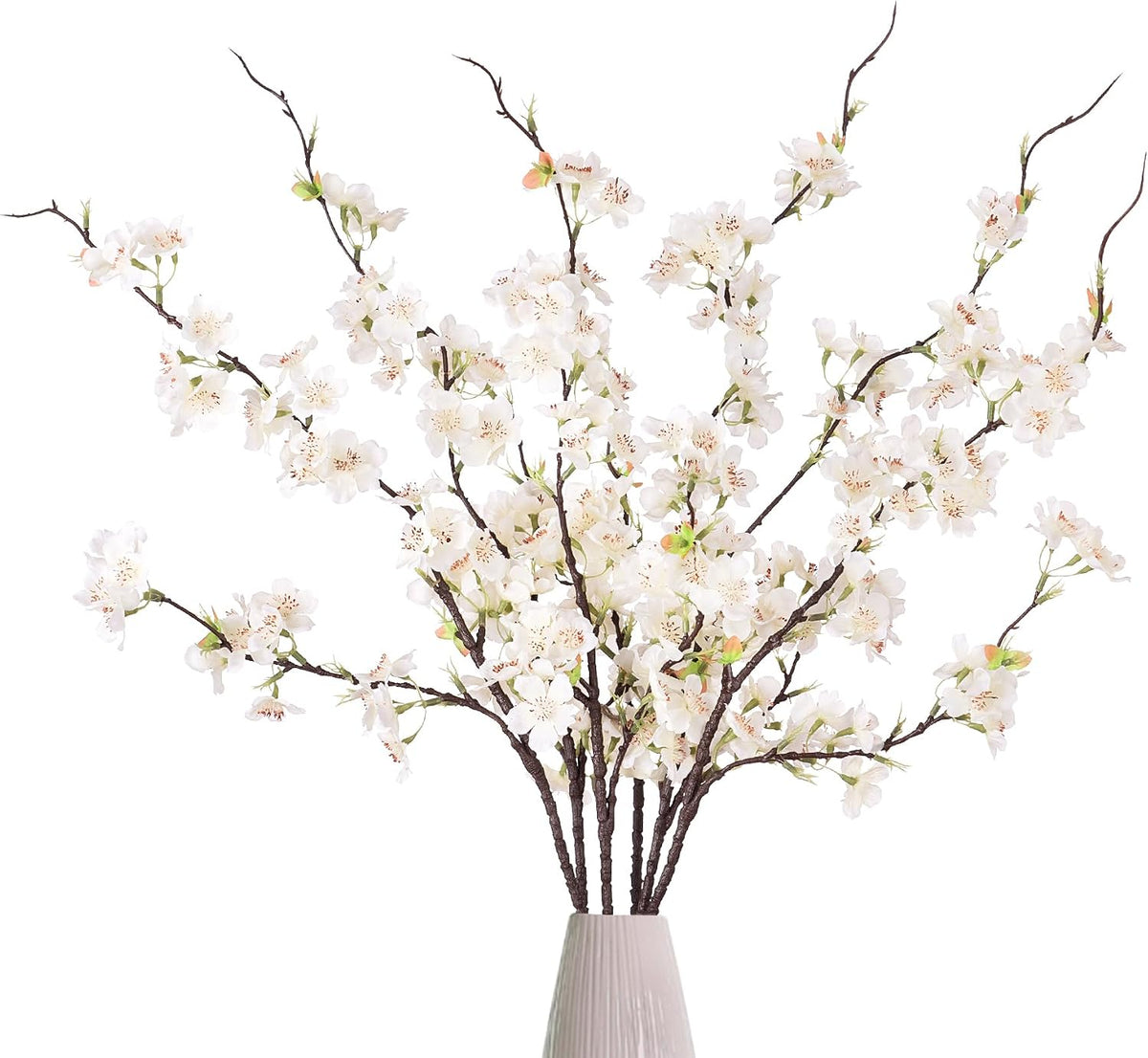 INXUGAO Artificial Cherry Blossom Branches Decor Fake Flowers Indoor
