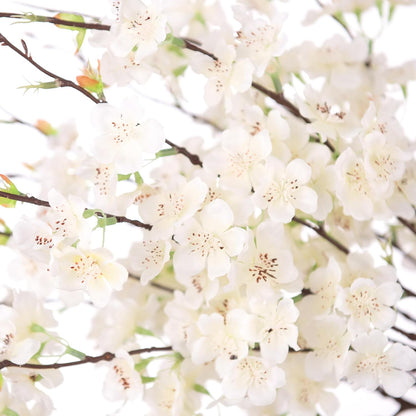 INXUGAO Artificial Cherry Blossom Branches Decor Fake Flowers Indoor