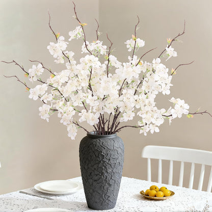INXUGAO Artificial Cherry Blossom Branches Decor Fake Flowers Indoor