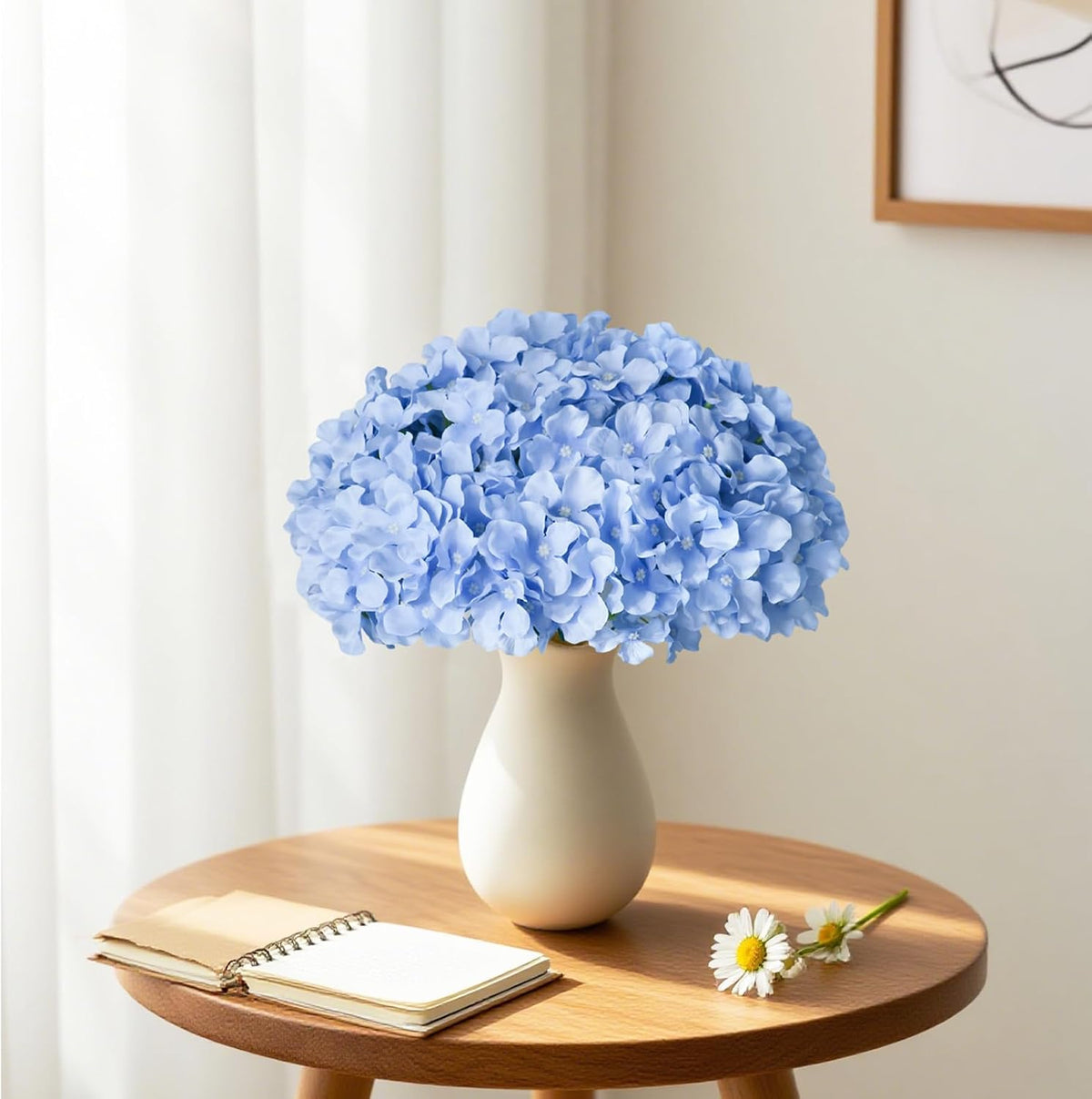 Blue Hydrangea Artificial Flowers Bulk for Home Decor