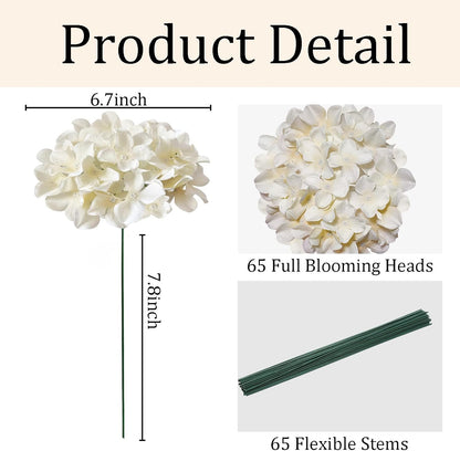 Blue Hydrangea Artificial Flowers Bulk for Home Decor