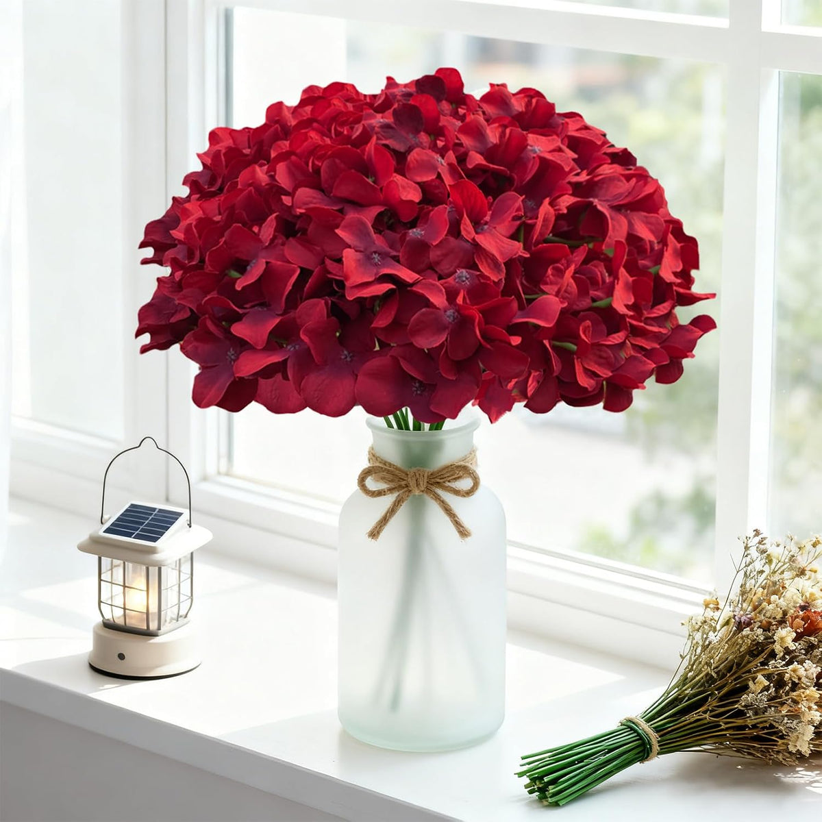 Blue Hydrangea Artificial Flowers Bulk for Home Decor