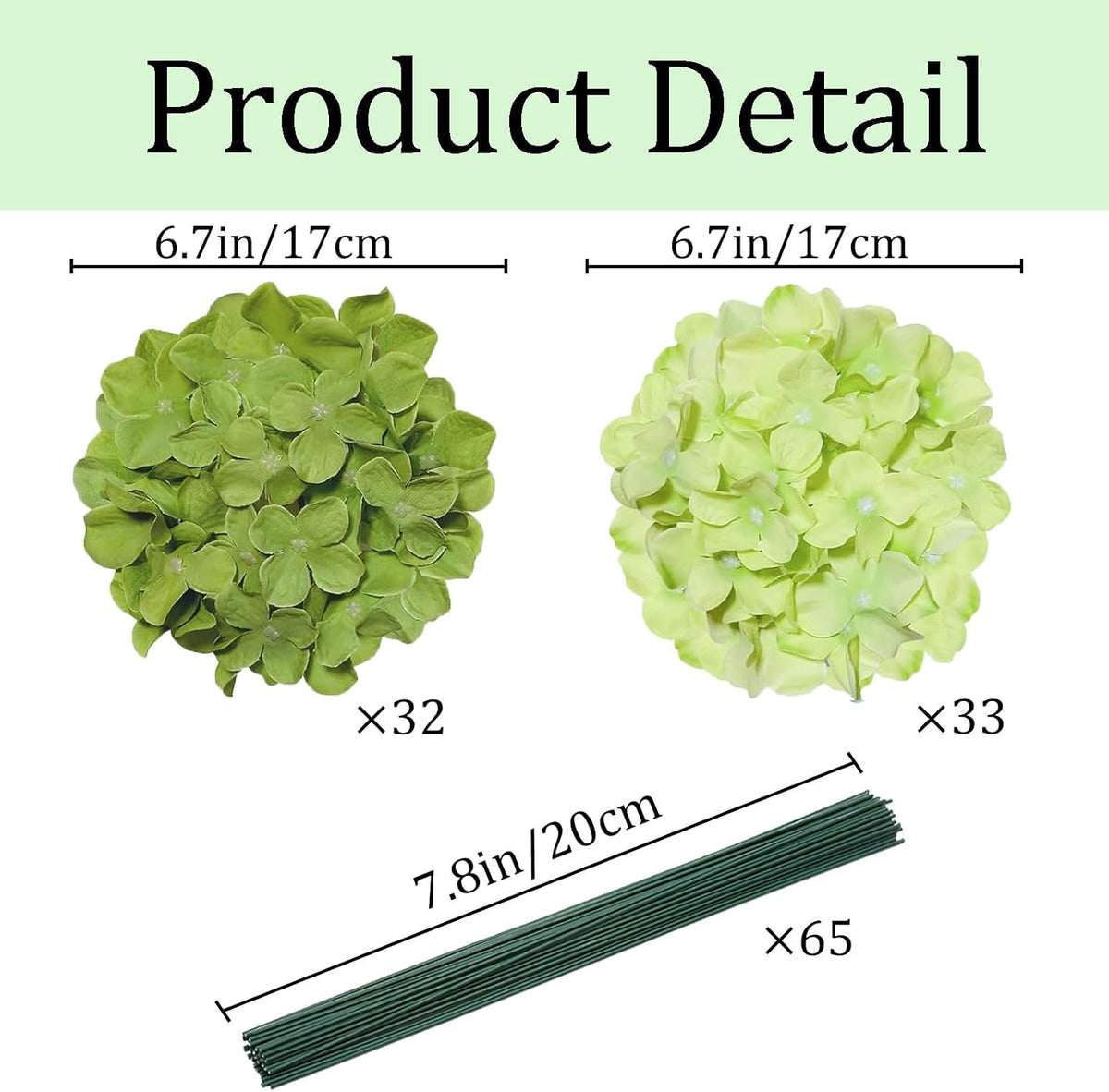 Blue Hydrangea Artificial Flowers Bulk for Home Decor