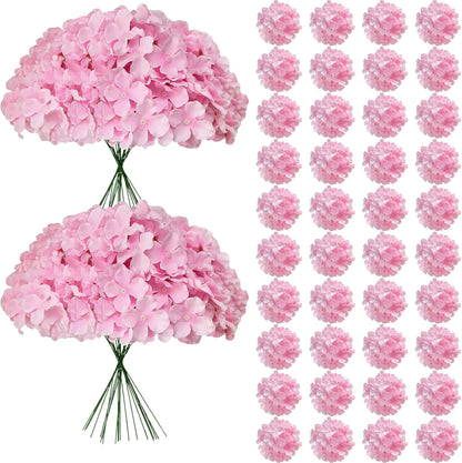 Blue Hydrangea Artificial Flowers Bulk for Home Decor