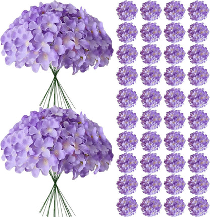 Blue Hydrangea Artificial Flowers Bulk for Home Decor
