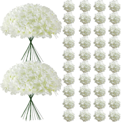 Blue Hydrangea Artificial Flowers Bulk for Home Decor