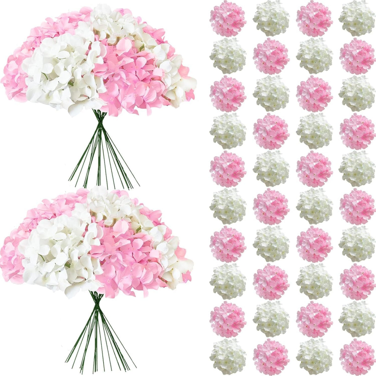 Blue Hydrangea Artificial Flowers Bulk for Home Decor