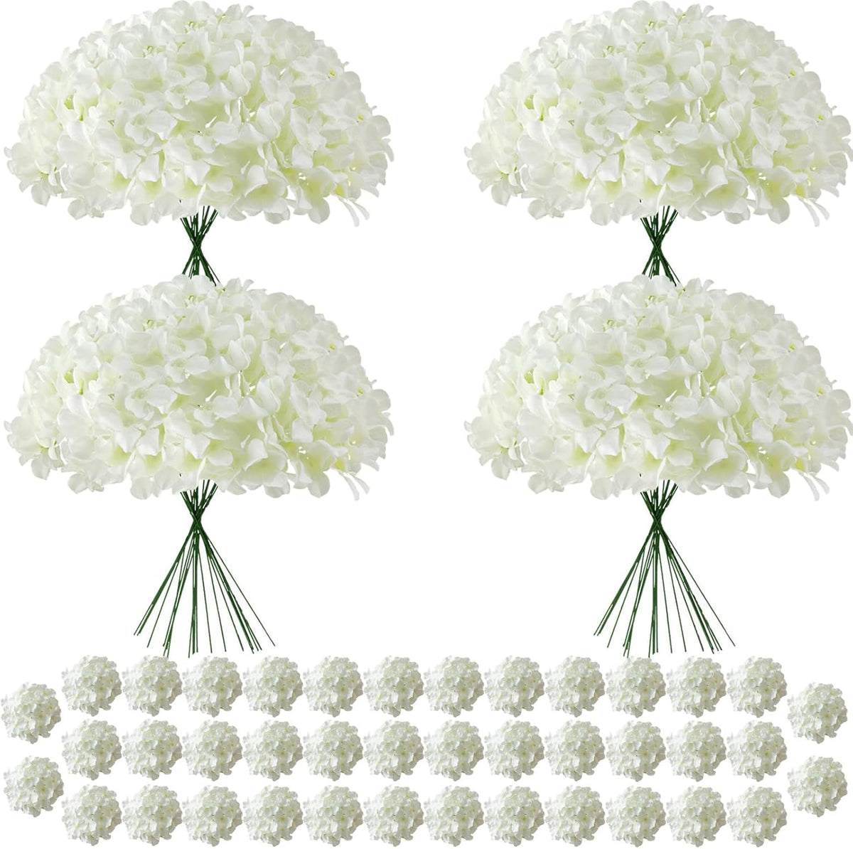 Blue Hydrangea Artificial Flowers Bulk for Home Decor