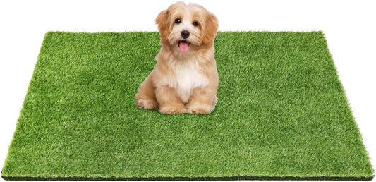 48" x 32" Premium Artificial Grass Mat for Dogs Cats | Washable Fake Turf Rug for Pet Pee Potty Training Patio Lawn Balcony Door Decoration