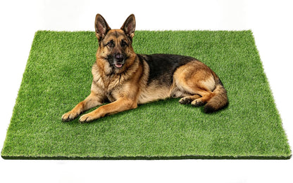 48" x 32" Premium Artificial Grass Mat for Dogs Cats | Washable Fake Turf Rug for Pet Pee Potty Training Patio Lawn Balcony Door Decoration