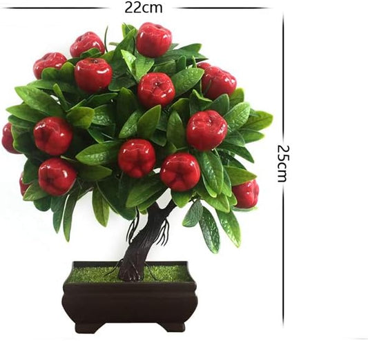 10" Artificial Plants Apple Table Centerpieces | Kitchen, Home and Office Decoration