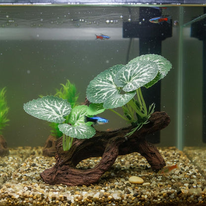 Betta Fish Tank Decor Artificial Driftwood for Aquarium Decorations Plants Driftwood Cave Small Fish Tank Decor Ornaments Accessories