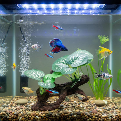 Betta Fish Tank Decor Artificial Driftwood for Aquarium Decorations Plants Driftwood Cave Small Fish Tank Decor Ornaments Accessories