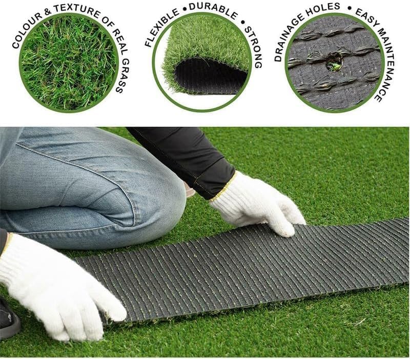 Artificial Synthetic Grass Turf 5FTX8FT(40 Square FT)