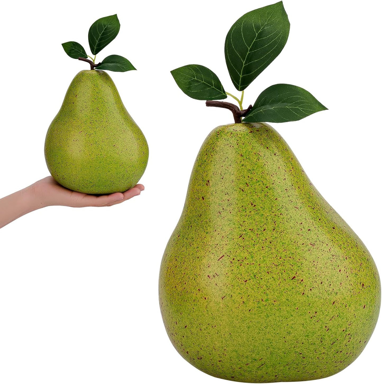8.3 Inch Fake Huge Pomegranate Decoration Artificial Oversize Fruit Display Lifelike Biggest Prop Model for Birthday Christmas Farmhouse Storefront - 1 PCS