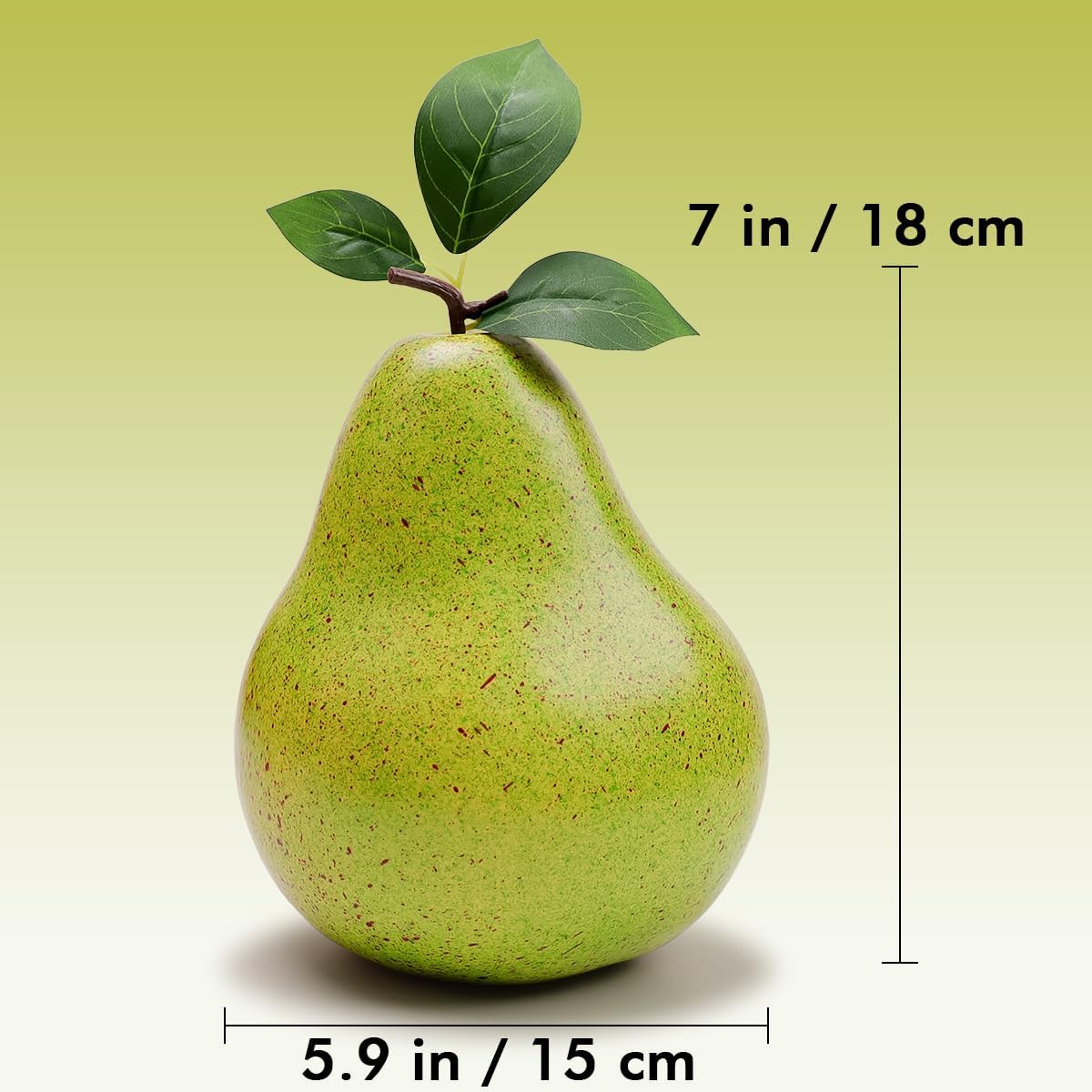 8.3 Inch Fake Huge Pomegranate Decoration Artificial Oversize Fruit Display Lifelike Biggest Prop Model for Birthday Christmas Farmhouse Storefront - 1 PCS