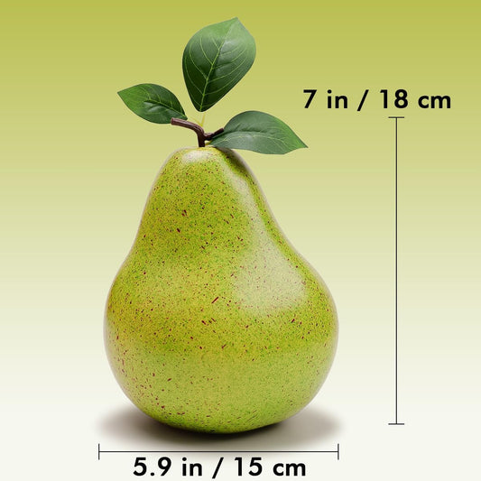 8.3 Inch Fake Huge Pomegranate Decoration Artificial Oversize Fruit Display Lifelike Biggest Prop Model for Birthday Christmas Farmhouse Storefront - 1 PCS